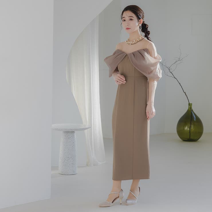 オフショルダータイトドレス ドレス  結婚式[品番：GRVW0001088]｜epicday（エピックデイ）のレディースファッション通販｜SHOPLIST（ショップリスト）