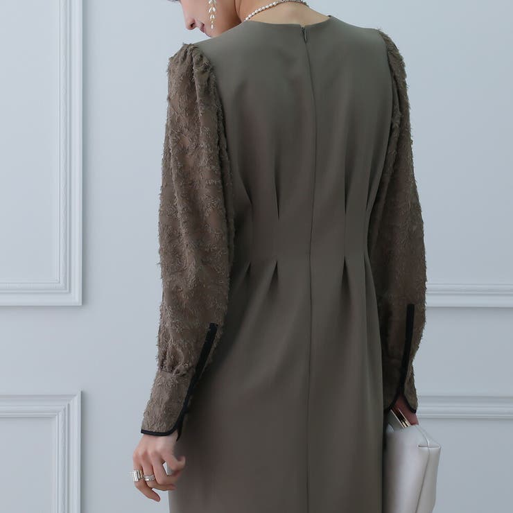 レースコンビタイトロングドレス ドレス 結婚式 | epicday | 詳細画像25 