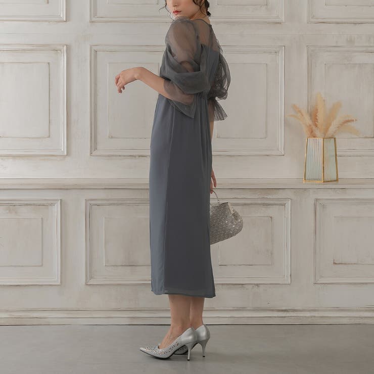 チュールオフショルドレス パーティードレス ワンピース | epicday | 詳細画像17 