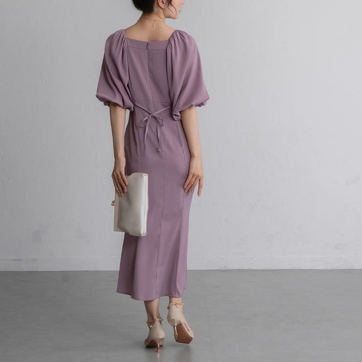 パフスリーブドレス パーティードレス ワンピース | epicday | 詳細画像6 