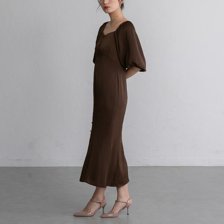 パフスリーブドレス パーティードレス ワンピース | epicday | 詳細画像10 