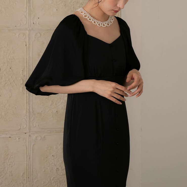 パフスリーブドレス パーティードレス ワンピース | epicday | 詳細画像19 