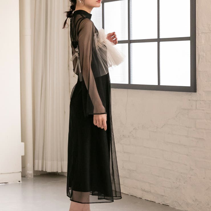 フリルチュール＆ロングドレスset フリルチュール ロングドレス | epicday | 詳細画像25 