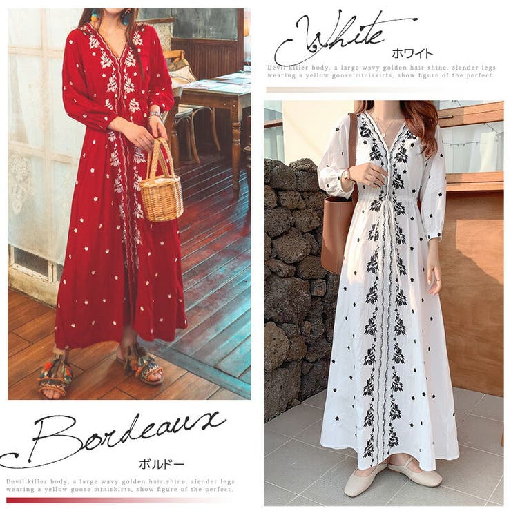 ワンピース 花柄 刺繍 品番 Grvw Epicday エピックデイ のレディースファッション通販 Shoplist ショップリスト