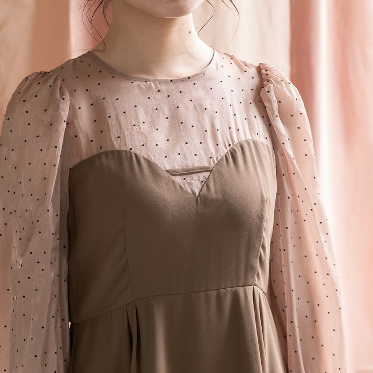 ドット ハートカット ドレス | epicday | 詳細画像17 