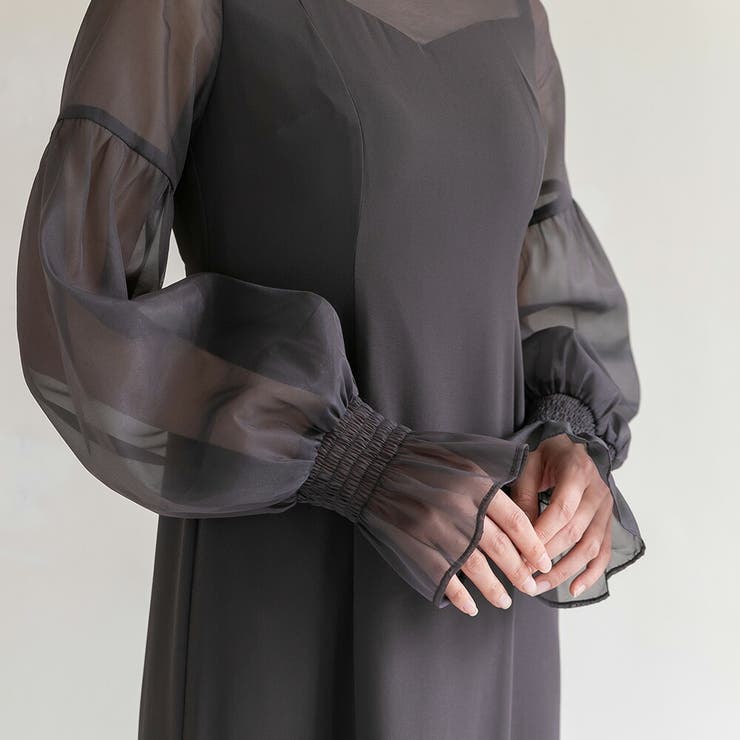 スリーブ コンシャス シフォン | epicday | 詳細画像30 