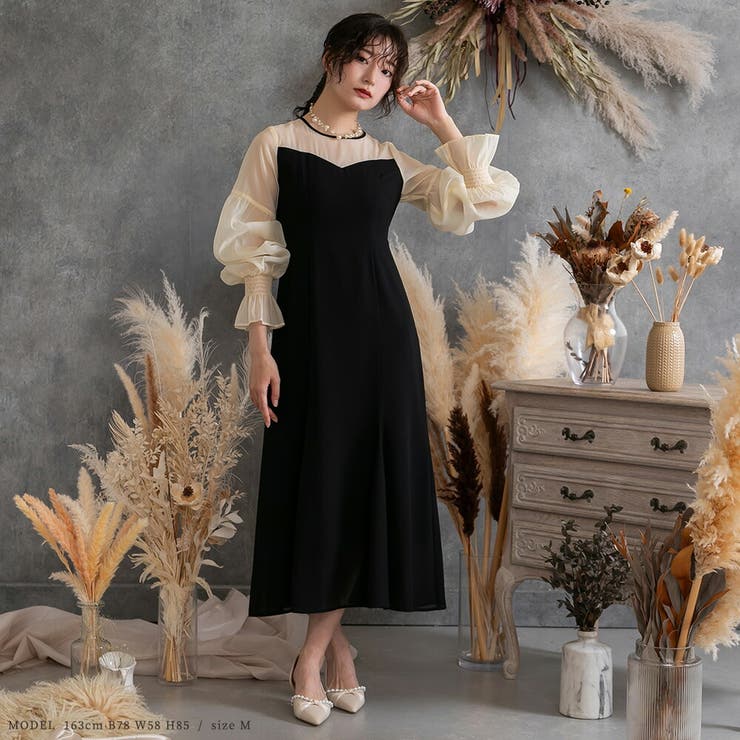 スリーブ コンシャス シフォン | epicday | 詳細画像4 