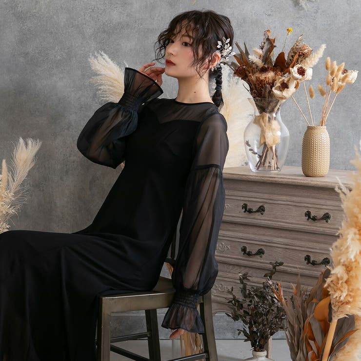 スリーブ コンシャス シフォン | epicday | 詳細画像24 