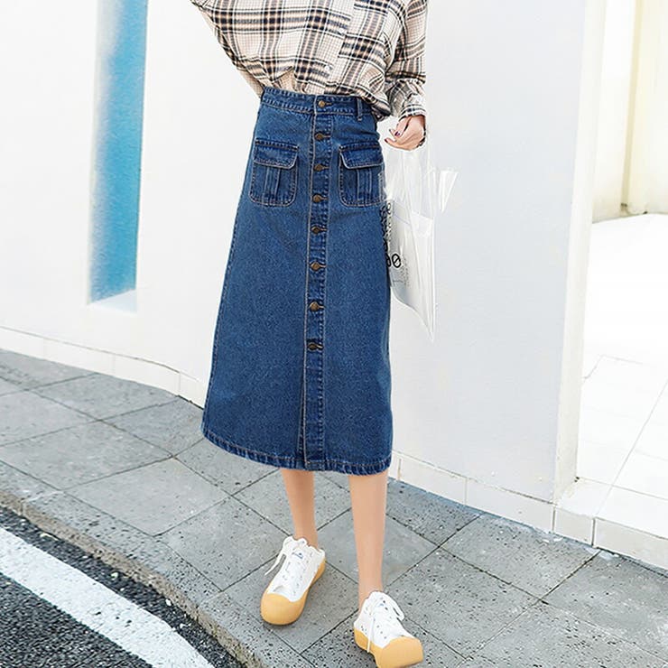 送料関税込み＜ELF SACK＞ロングデニムスカート★大人気★新作★ 楽天市場】ロングスカート トールサイズ レディース 高身長 綿