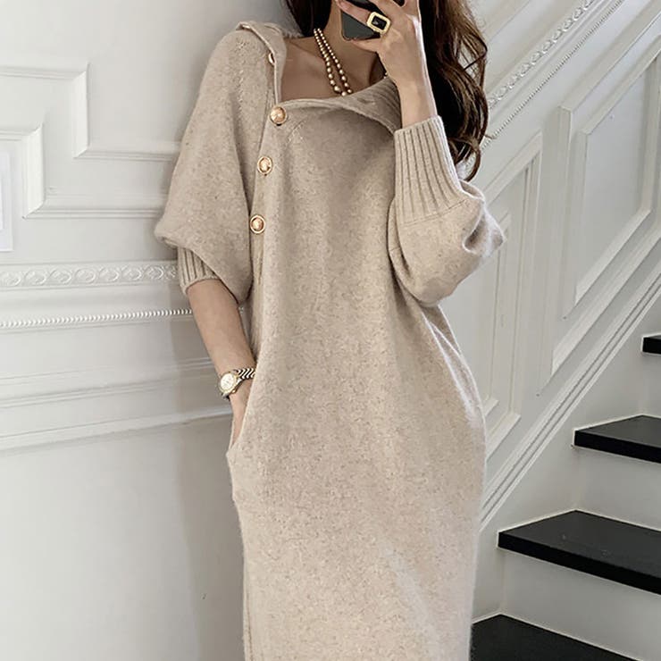 ニットワンピース ハイネック タートルネック 品番 Grvw Epicday エピックデイ のレディースファッション通販 Shoplist ショップリスト