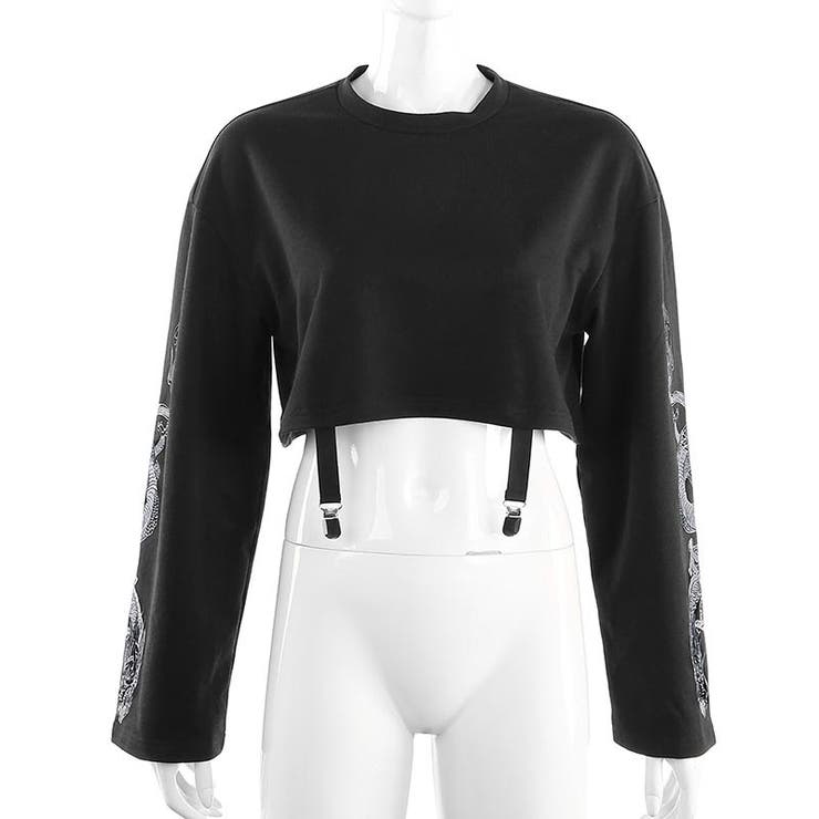 BEAMS COUTURE クロップド丈ガーターベルトトップス M 最終お値下げ価格☆BEAMS COUTUREクロップド丈ガーターベルト