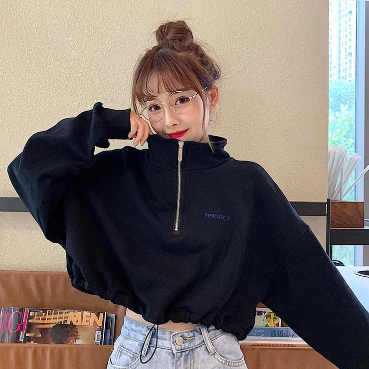 EVERYDAY I LIKE Cropped ショートスウェット EVERYDAY I LIKE Cropped ショートスウェット