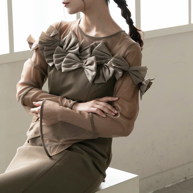 アッシュブラウン | オケージョン ドレス 結婚式 | epicday