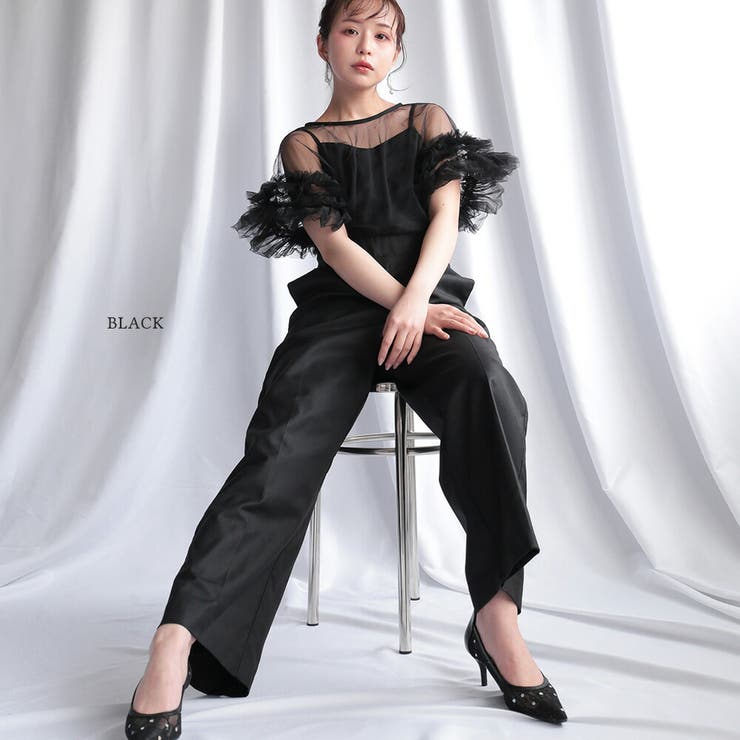 ブラック | ドレス 結婚式 パンツ | epicday