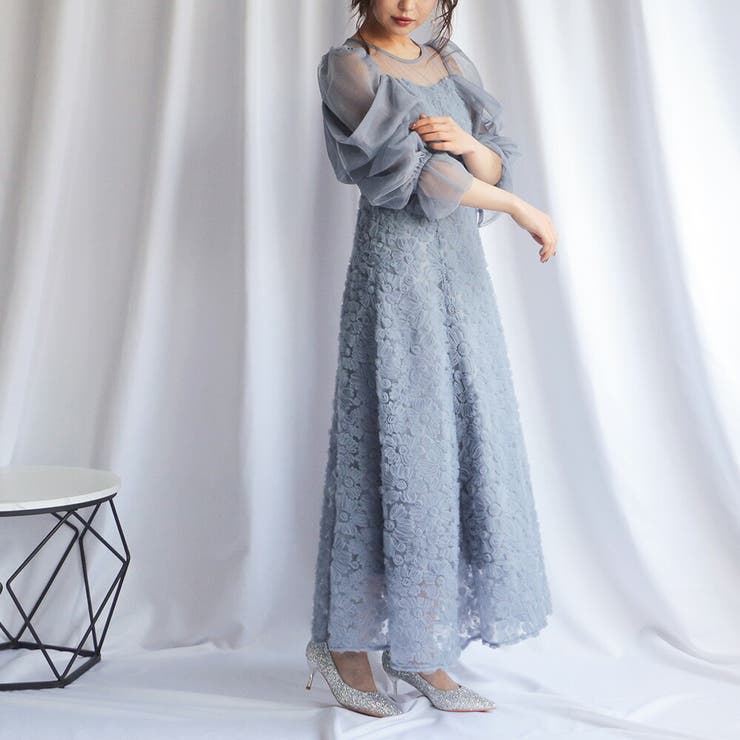 ブルーグレー | 結婚式 ドレス オケージョン | epicday