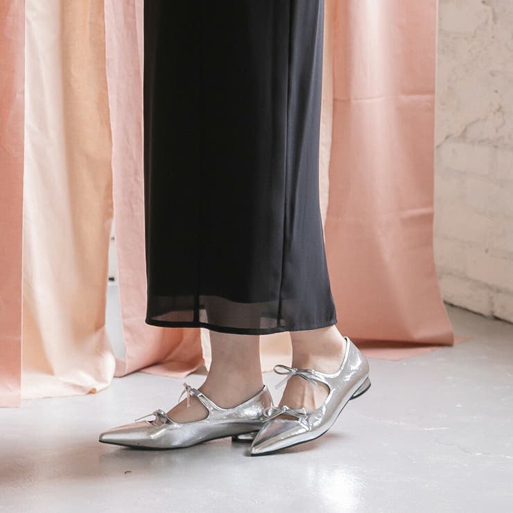 ダブルリボン ポインテッドトゥ フラット | epicday | 詳細画像10 