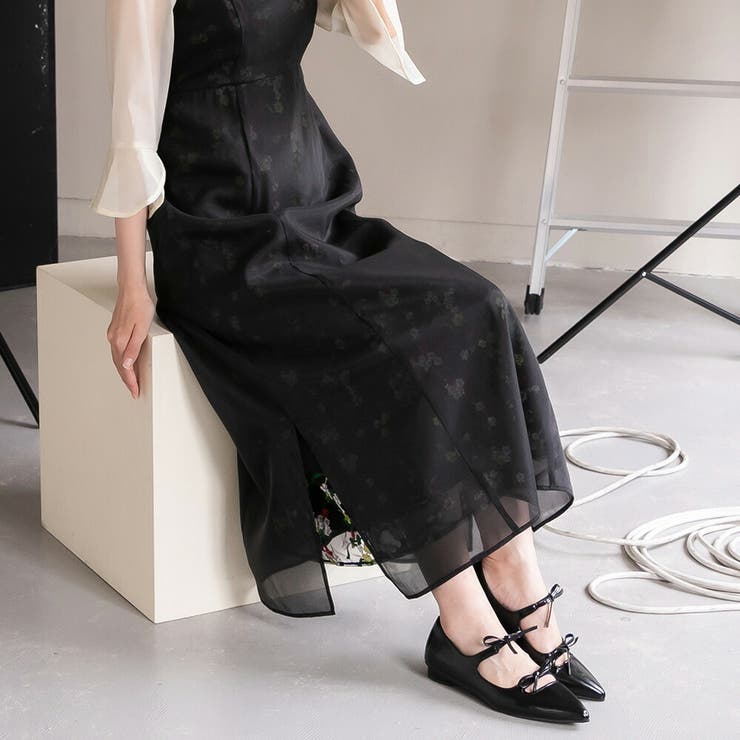 ダブルリボン ポインテッドトゥ フラット | epicday | 詳細画像13 