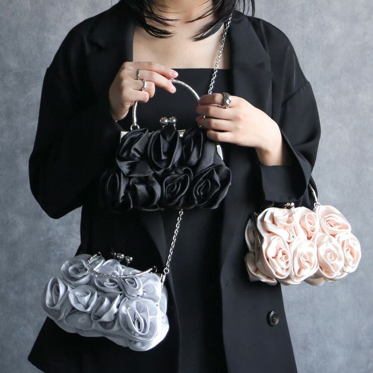 バッグ 結婚式 ローズハンドバッグ | epicday | 詳細画像16 