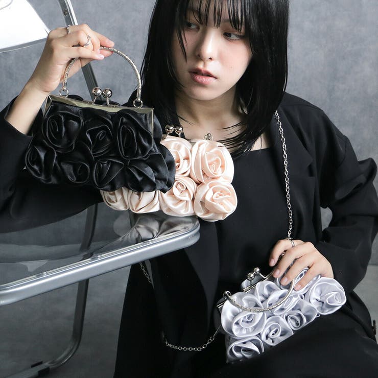 バッグ 結婚式 ローズハンドバッグ | epicday | 詳細画像19 
