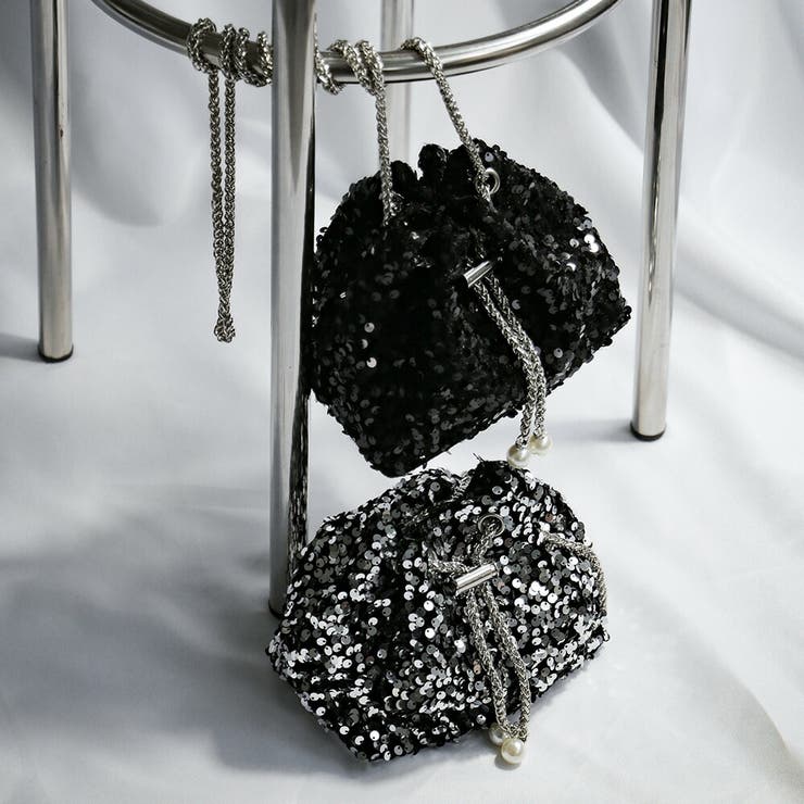 巾着バッグ スパンコール スパンコールドロストバッグ | epicday | 詳細画像3 