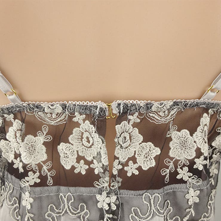 サテンとレースで大人の色気溢れるベビードール(セクシーランジェリー