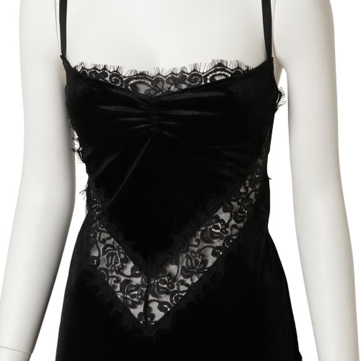 ベロアとレースから大人のムードが香るガーターランジェリー(セクシーランジェリー)… | GRAXIA | 詳細画像10 