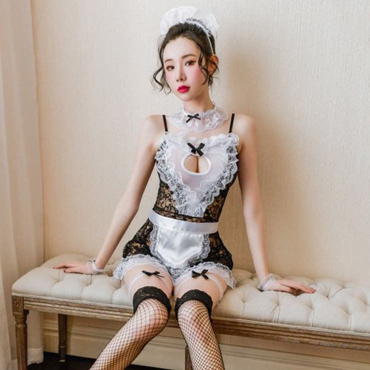 胸元のハートレースが可愛いメイド風コスプレ(セクシーコスプレ) | GRAXIA | 詳細画像8 
