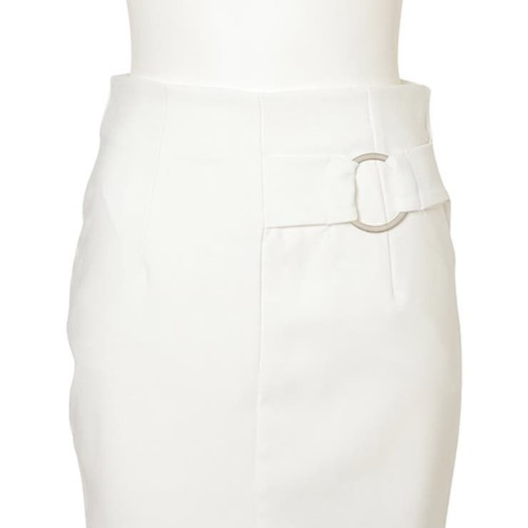 ウエストマーク付きアシンメトリースカート(SKIRT)[品番