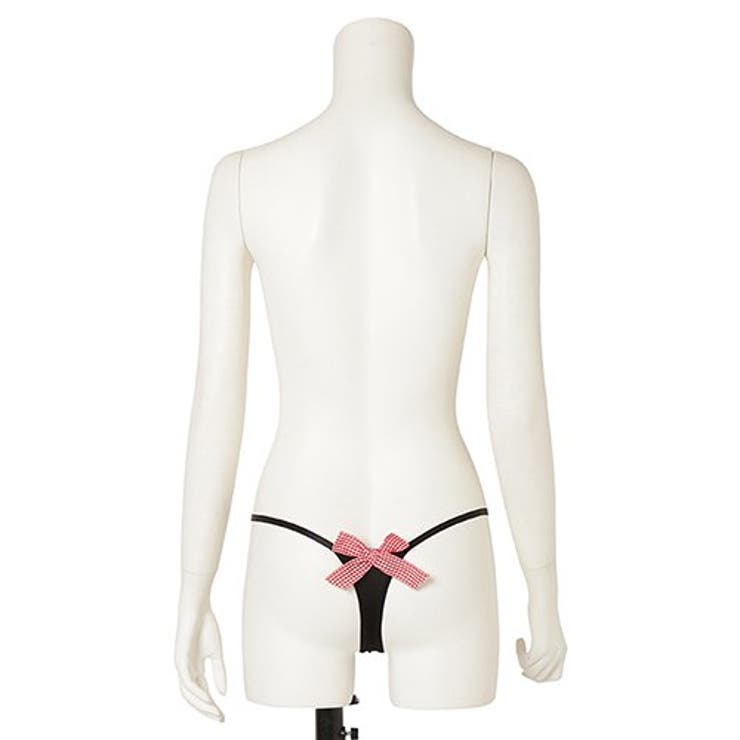 幼さを感じるギンガムチェックのTバック・ショーツ(セクシーランジェリー) | GRAXIA | 詳細画像12 