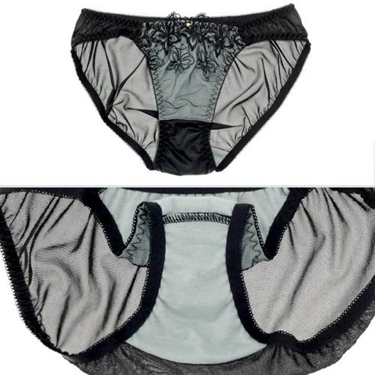 バタフライの刺繍が甘い雰囲気のブラ・ショーツセット（ブラセット） | GRAXIA | 詳細画像12 