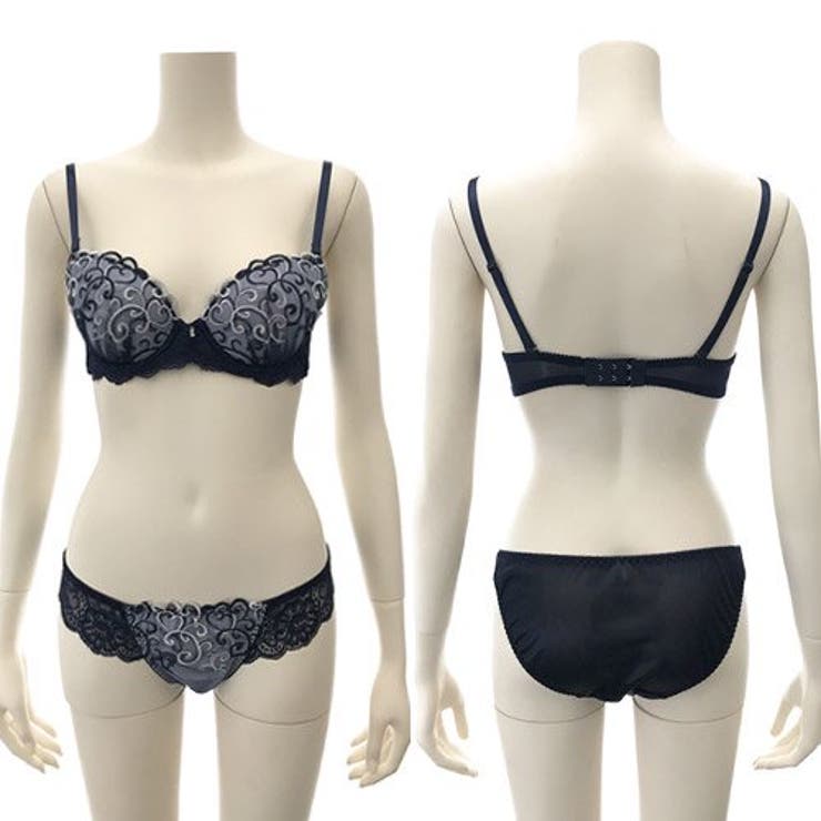 女性らしさ溢れるレース仕立て、ウエストラインのふんわりレースがポイントのブラ シ… | GRAXIA | 詳細画像9 