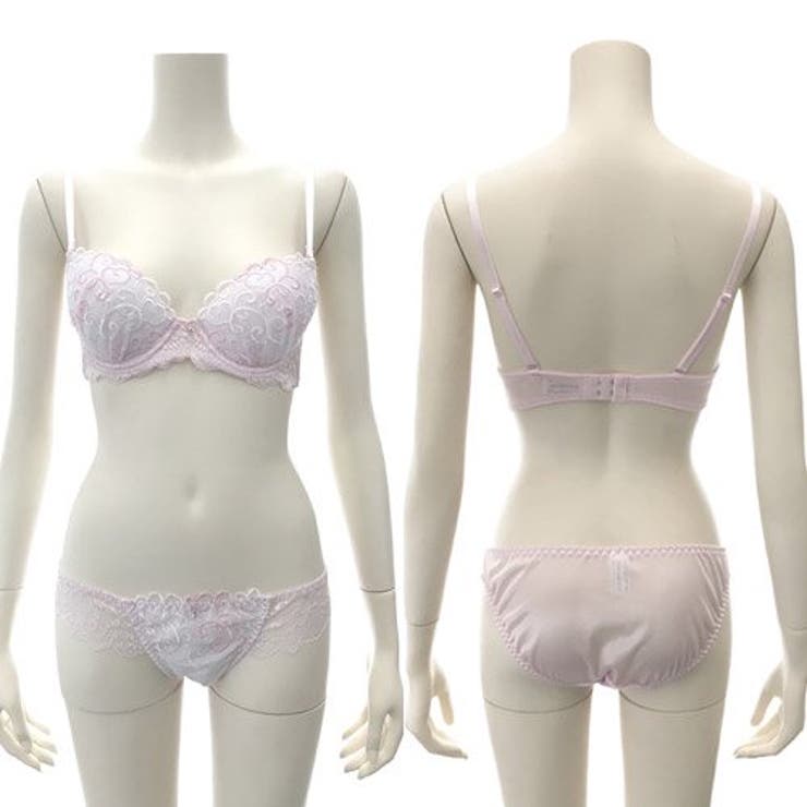 女性らしさ溢れるレース仕立て、ウエストラインのふんわりレースがポイントのブラ シ… | GRAXIA | 詳細画像10 