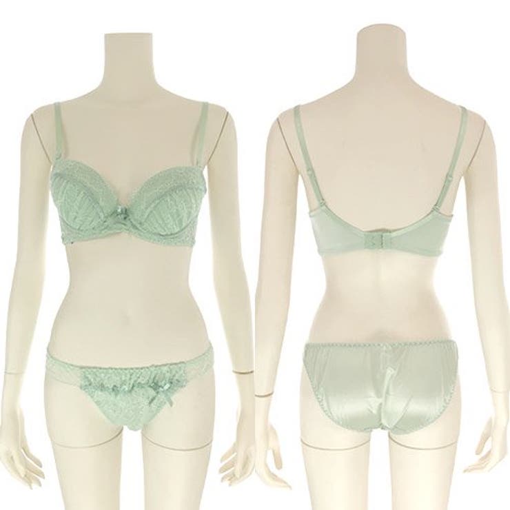 下厚モールドカップで自然な丸胸になるブラ・ショーツセット（ブラセット） | GRAXIA | 詳細画像9 