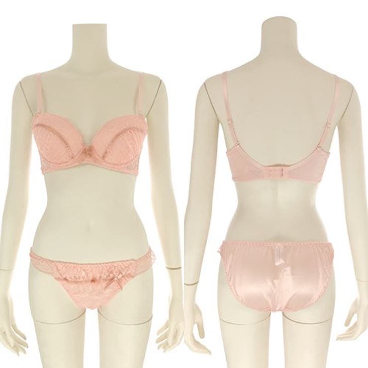 下厚モールドカップで自然な丸胸になるブラ・ショーツセット（ブラセット） | GRAXIA | 詳細画像10 