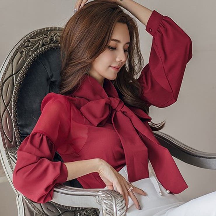 GUCCI シースルー　ブラウス　リボン GUCCI シースルー ブラウス リボン シースルー リボンブラウス