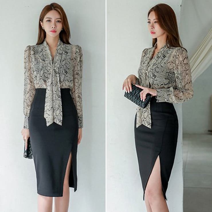 デザイン性のあるシックな大人女性の持つ魅力をふんだんにアピールできるセットアップ… | GRAXIA | 詳細画像4 