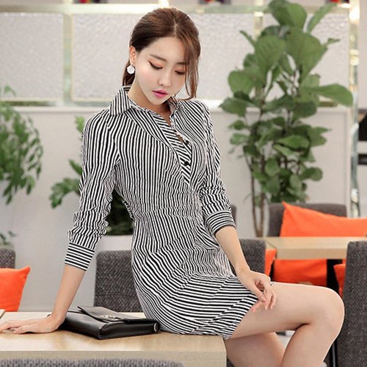 デザイン性溢れる、脚線美が魅力的なミニ丈ワンピース(キャバドレス CABARET… | GRAXIA | 詳細画像6 