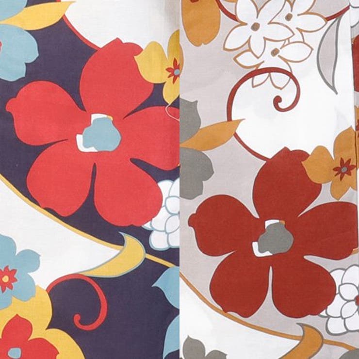 全体的に丸みのある花とつたが女性らしいデザイン の浴衣3点セット Yukata 品番 Gxaw Graxia グラシア のレディースファッション通販 Shoplist ショップリスト