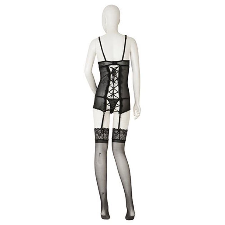 異なるシースルー感と編み上げが色気漂うガーターランジェリー(セクシーランジェリー… | GRAXIA | 詳細画像14 