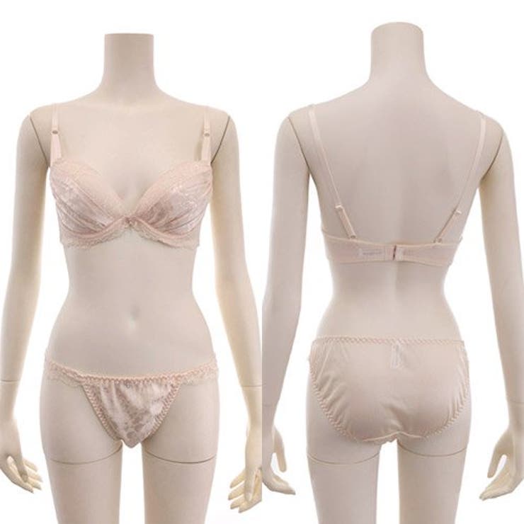 大きな花柄のレースと包みこむようなチュールレースがフェミニンな印象のブラ | GRAXIA | 詳細画像9 