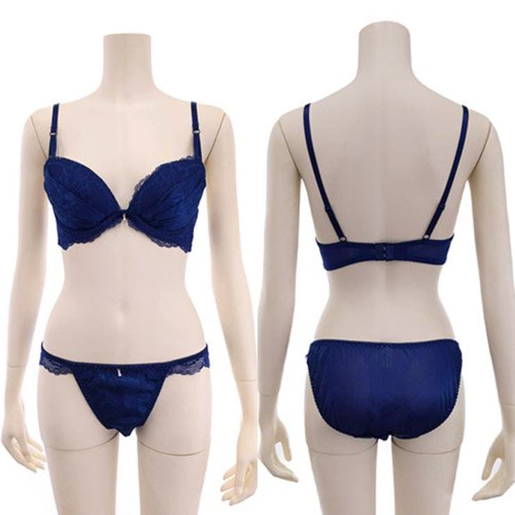 大きな花柄のレースと包みこむようなチュールレースがフェミニンな印象のブラ | GRAXIA | 詳細画像10 