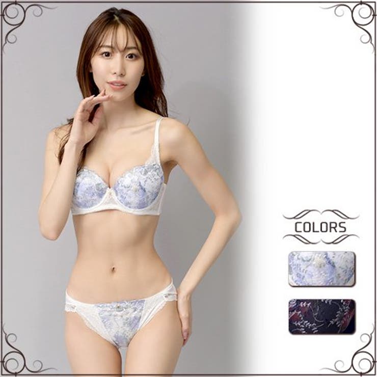 華やかで洗練された色香漂うレディにぴったりのブラショーツセット（ブラセット） | GRAXIA | 詳細画像1 