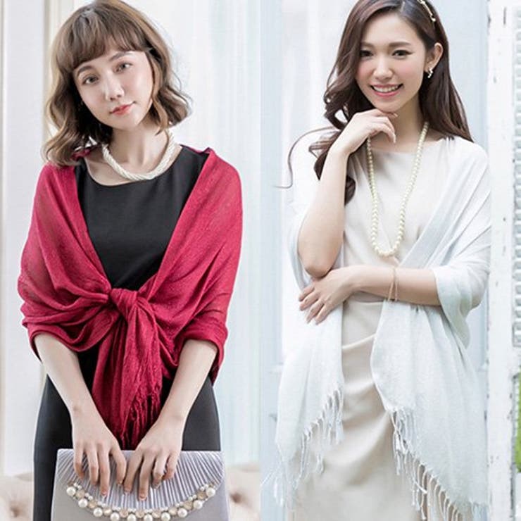 細やかなラメが上品に艶めくショール(SHAWL) | GRAXIA | 詳細画像6 