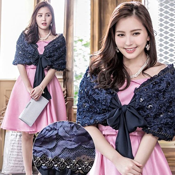 フラワーモチーフとフリルがゴージャスな印象のショール(SHAWL) | GRAXIA | 詳細画像12 