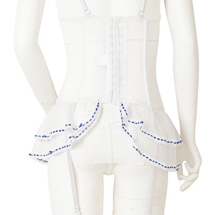 キラキラ煌びやかに光るラメが印象的なコルセット風ガーターランジェリー(セクシーラ… | GRAXIA | 詳細画像18 