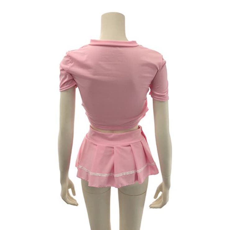ピタッとしたシルエットがボディラインを強調し大胆肌見せがセクシーなチアガール風コ… | GRAXIA | 詳細画像14 
