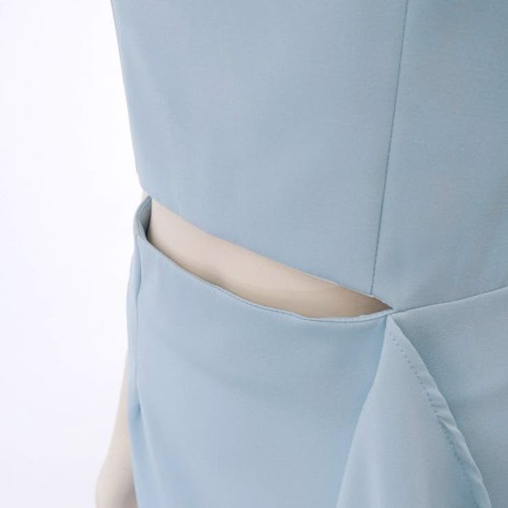 フロントのへそ出しがポイントのアシンメトリーキャミソールワンピース(キャバドレス… | GRAXIA | 詳細画像14 