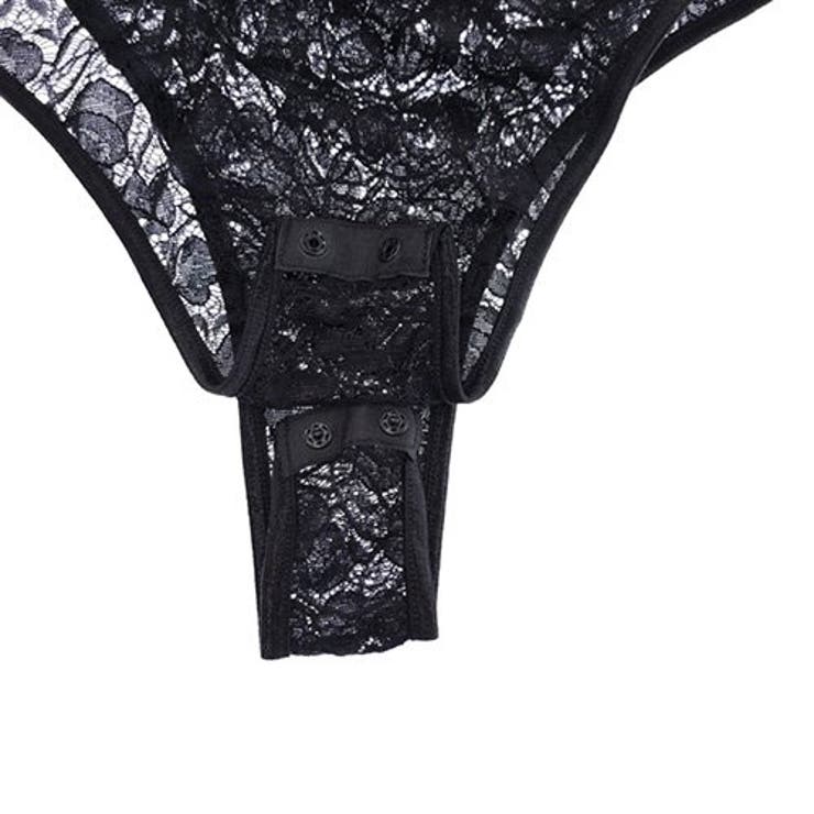 煌びやかな総レースと編み上げが大人レディを漂わせるテディ(セクシーランジェリー) | GRAXIA | 詳細画像19 