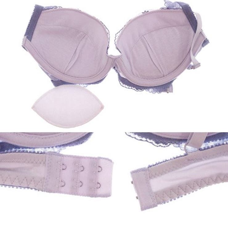 繊細な小花の刺繍がフェミニンなブラ・ショーツセット（ブラセット） | GRAXIA | 詳細画像12 