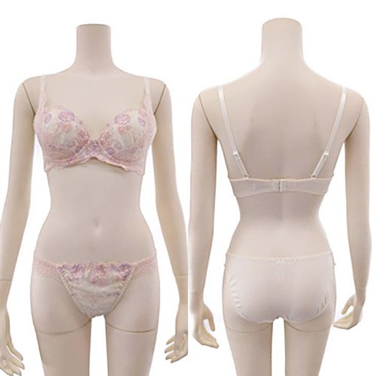 繊細な小花の刺繍がフェミニンなブラ・ショーツセット（ブラセット） | GRAXIA | 詳細画像9 